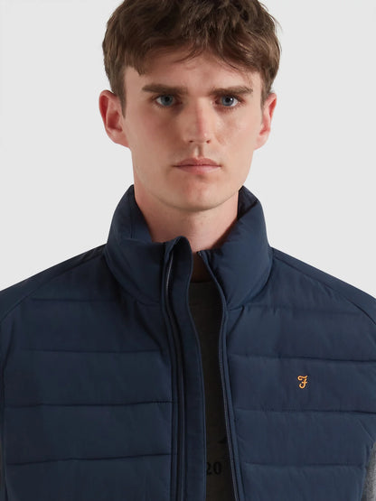 Farah Kennedy Wadded Gilet - Yale F4rff0289964