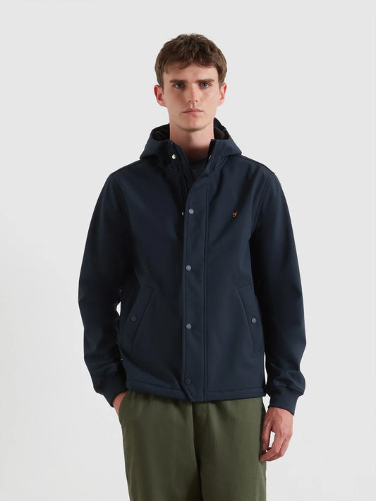 Farah Brydon Softshell Jacket - True Navy F4rff0304121