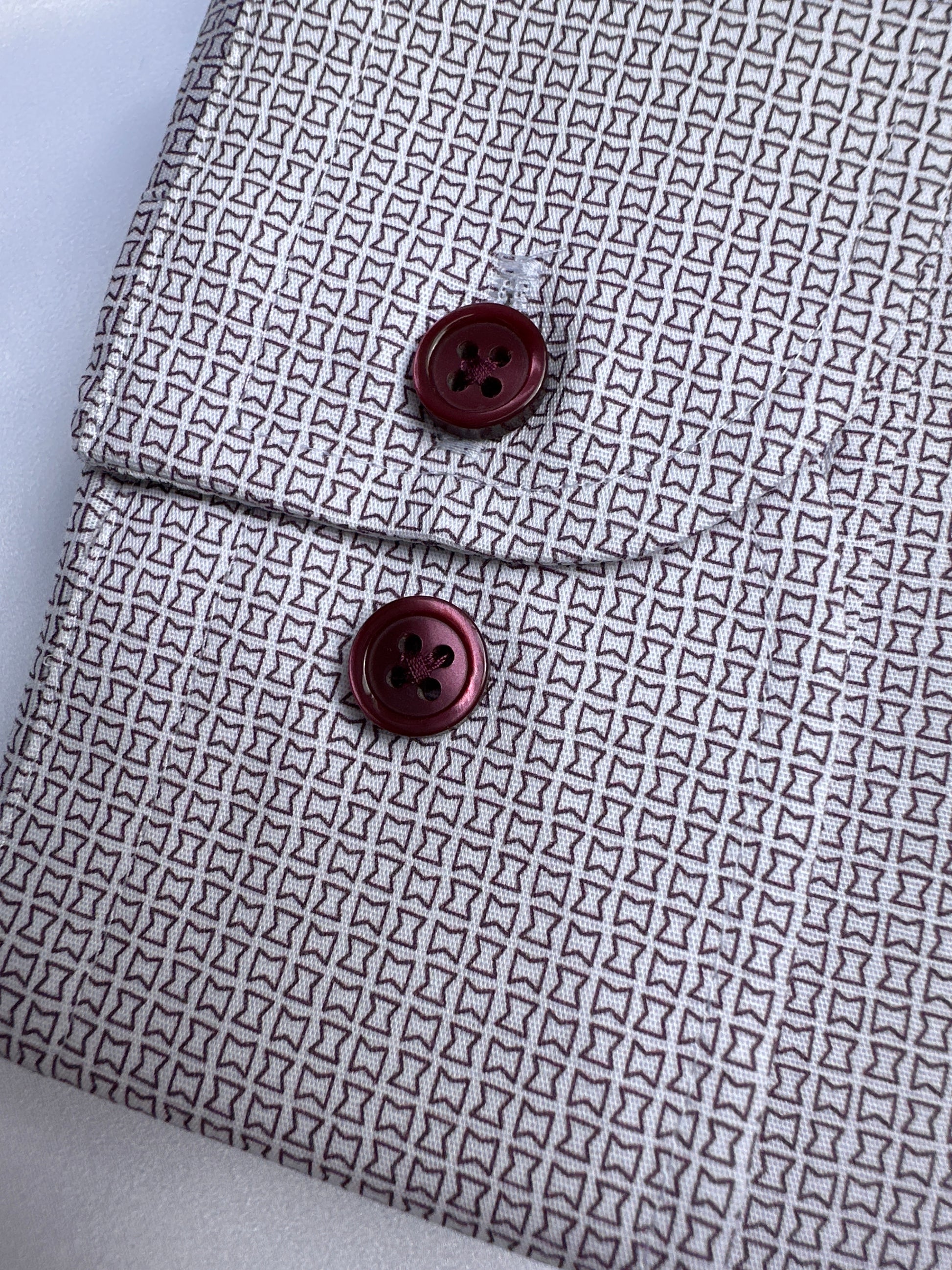 Purple 6th Sense Design button-down shirt, collar detail — Ryle Menswear, Tralee