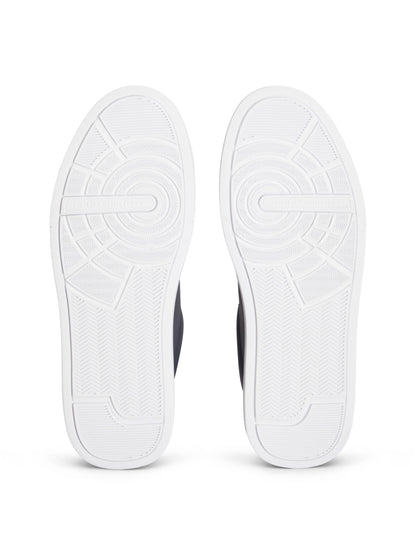 Tommy Hilfiger Logo Court Trainers With Leather - Desert Sky FM0FM05367_DW5_alternate4_ay