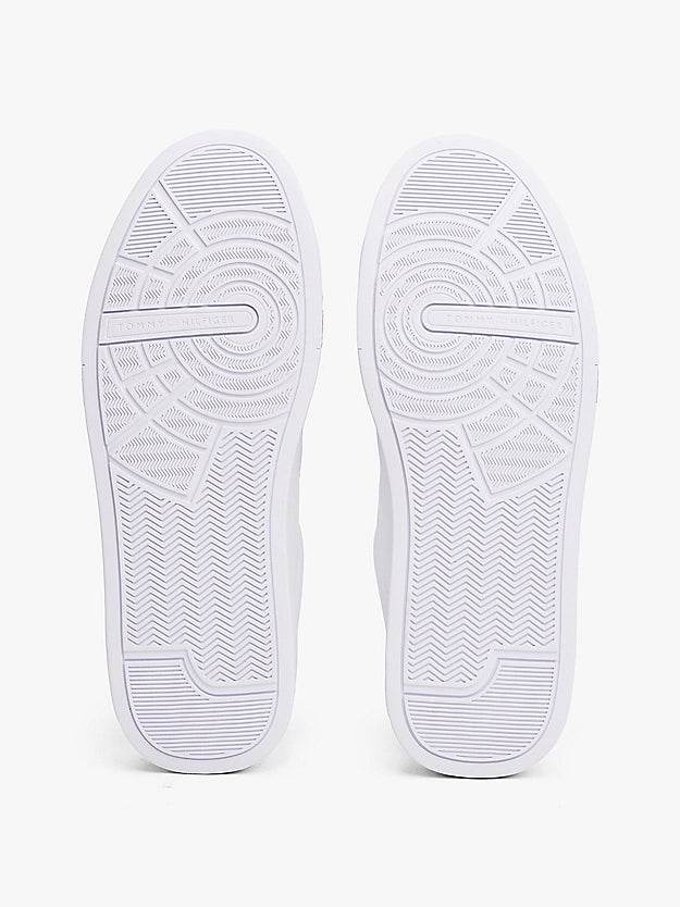 Tommy Hilfiger Logo Court Trainers- White FM0FM05367_PN6_alternate4