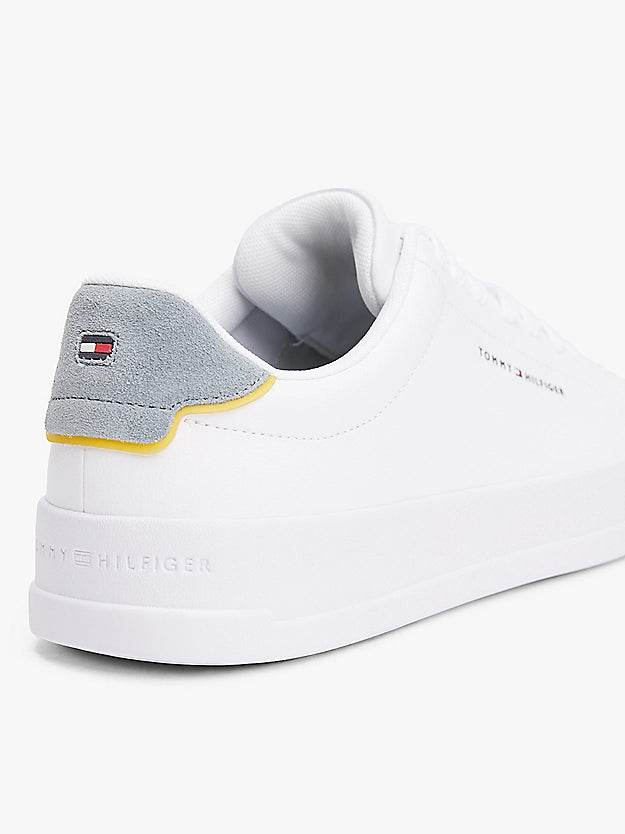Tommy Hilfiger Logo Court Trainers- White FM0FM05367_PN6_alternate5