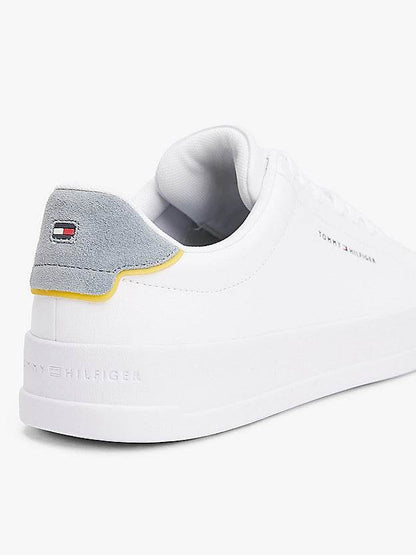 Tommy Hilfiger Logo Court Trainers- White FM0FM05367_PN6_alternate5