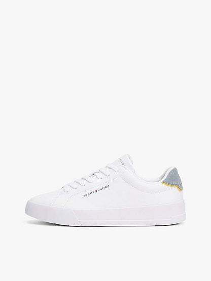 Tommy Hilfiger Logo Court Trainers- White FM0FM05367_PN6_alternate6