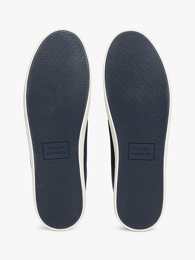 Tommy Hilfiger Logo Patch Trainers - Navy Blue FM0FM05396_DW5_alternate4