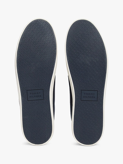 Tommy Hilfiger Logo Patch Trainers - Navy Blue FM0FM05396_DW5_alternate4