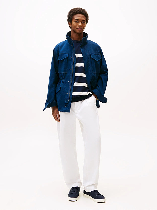 Tommy Hilfiger Logo Patch Trainers - Navy Blue FM0FM05396_DW5_alternate7