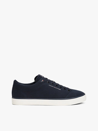 Tommy Hilfiger Logo Patch Trainers - Navy Blue FM0FM05396_DW5_main