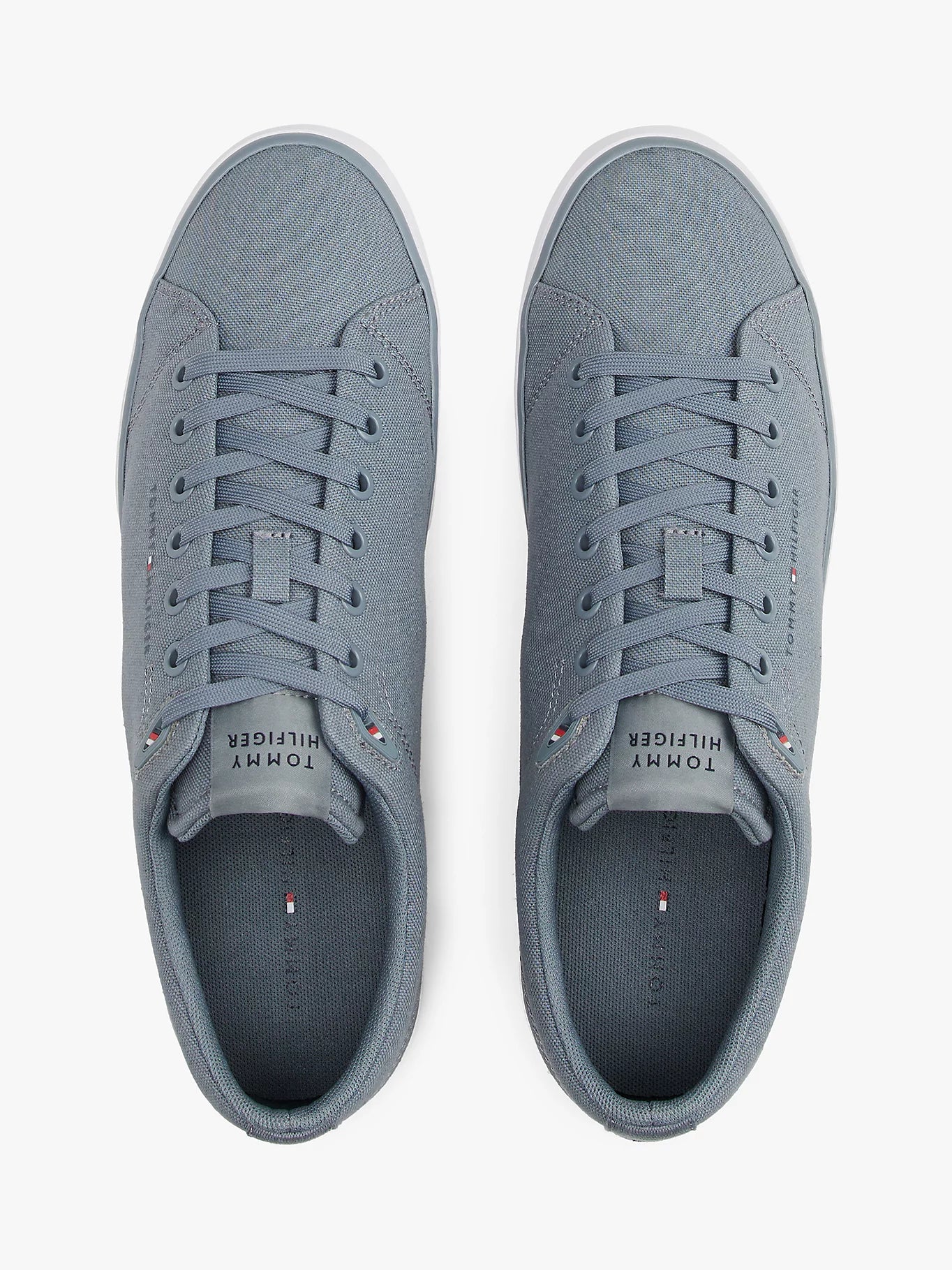 Tommy Hilfiger Logo Patch Trainers - Overcast Grey FM0FM05396_PN6_alternate2