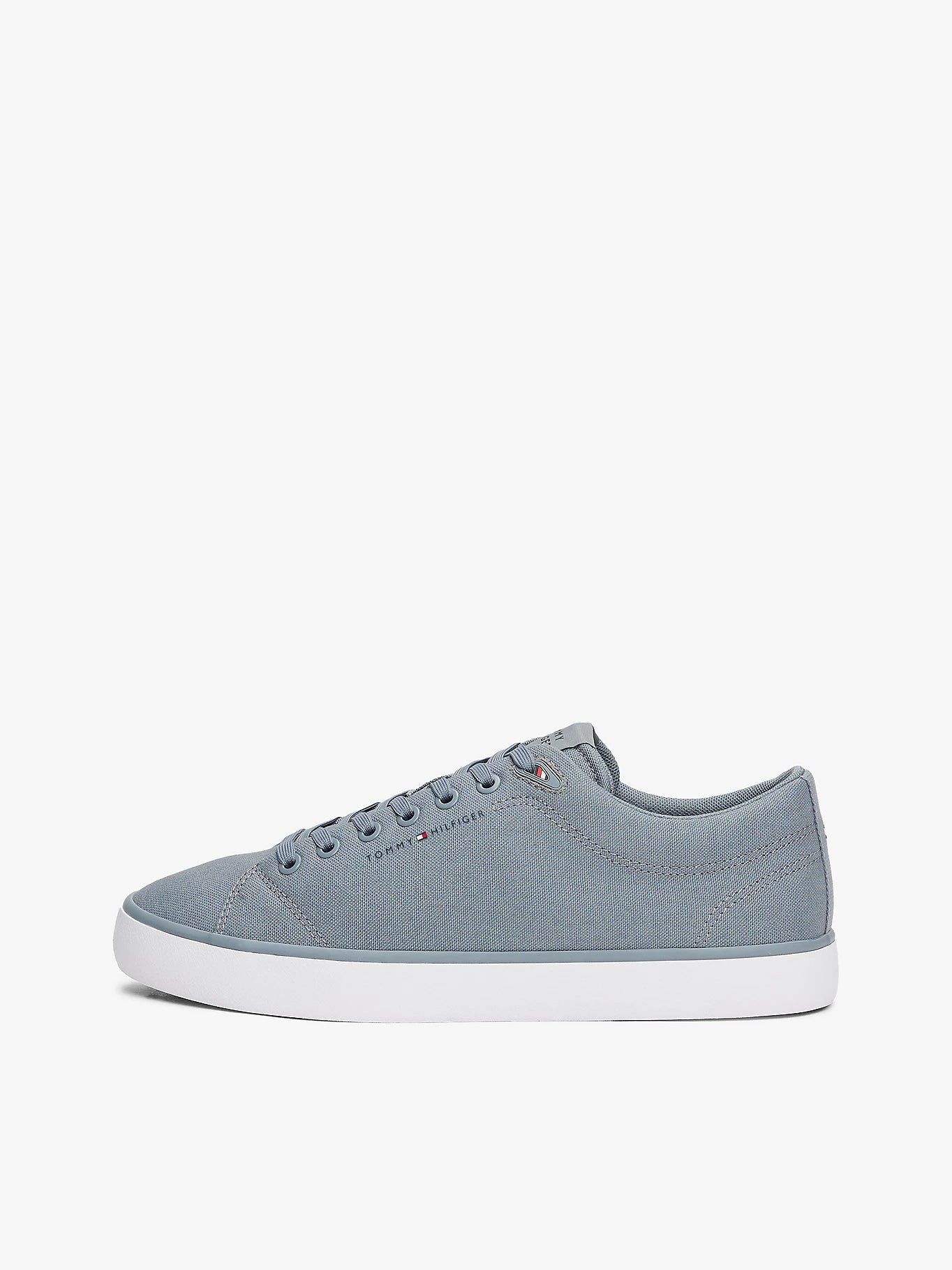 Tommy Hilfiger Logo Patch Trainers - Overcast Grey FM0FM05396_PN6_alternate6