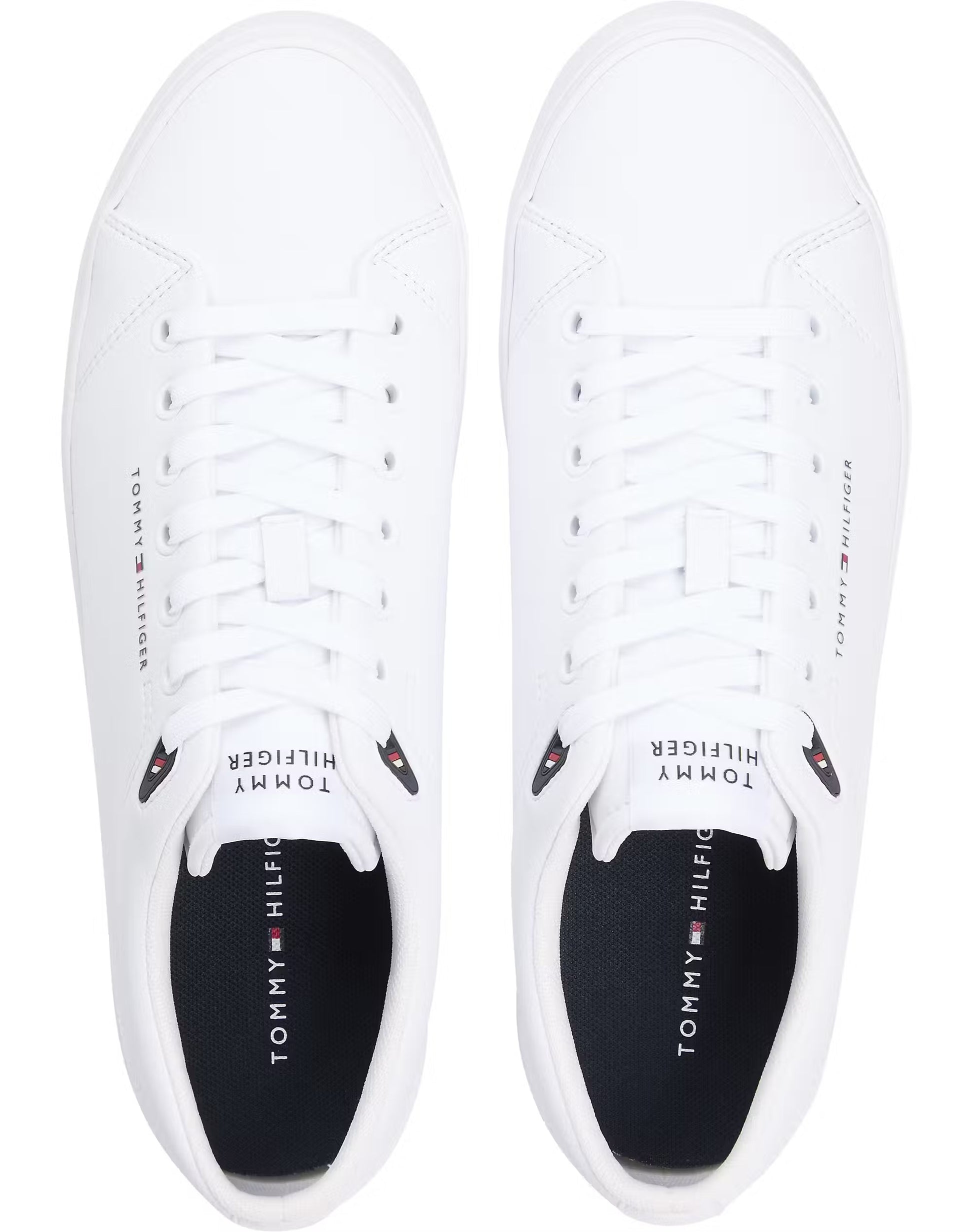 Tommy Hilfiger Th Hi Vulc Core Low Lth Ii Ess snaker - White FM0FM05511YBS_D2_C6409