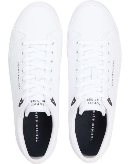 Tommy Hilfiger Th Hi Vulc Core Low Lth Ii Ess snaker - White FM0FM05511YBS_D2_C6409