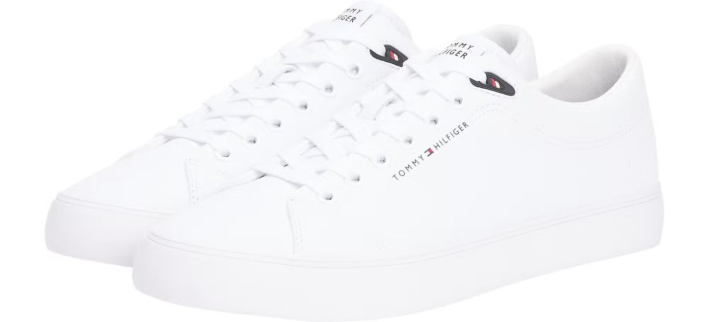 Tommy Hilfiger Th Hi Vulc Core Low Lth Ii Ess snaker - White FM0FM05511YBS_D_C6409