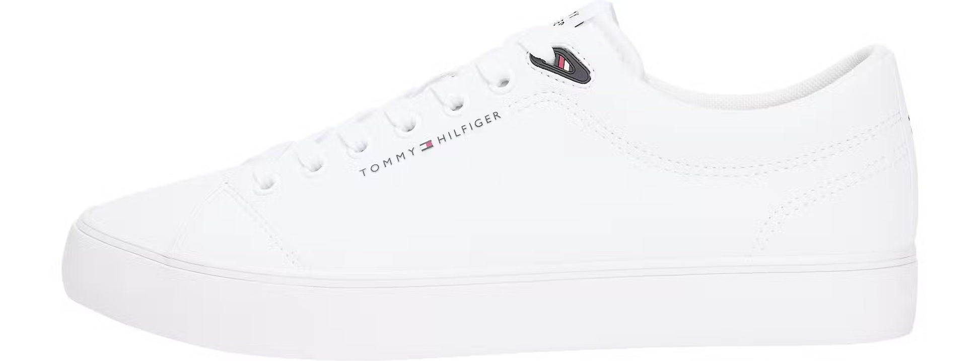 Tommy Hilfiger Th Hi Vulc Core Low Lth Ii Ess snaker - White FM0FM05511YBS_F_C6409
