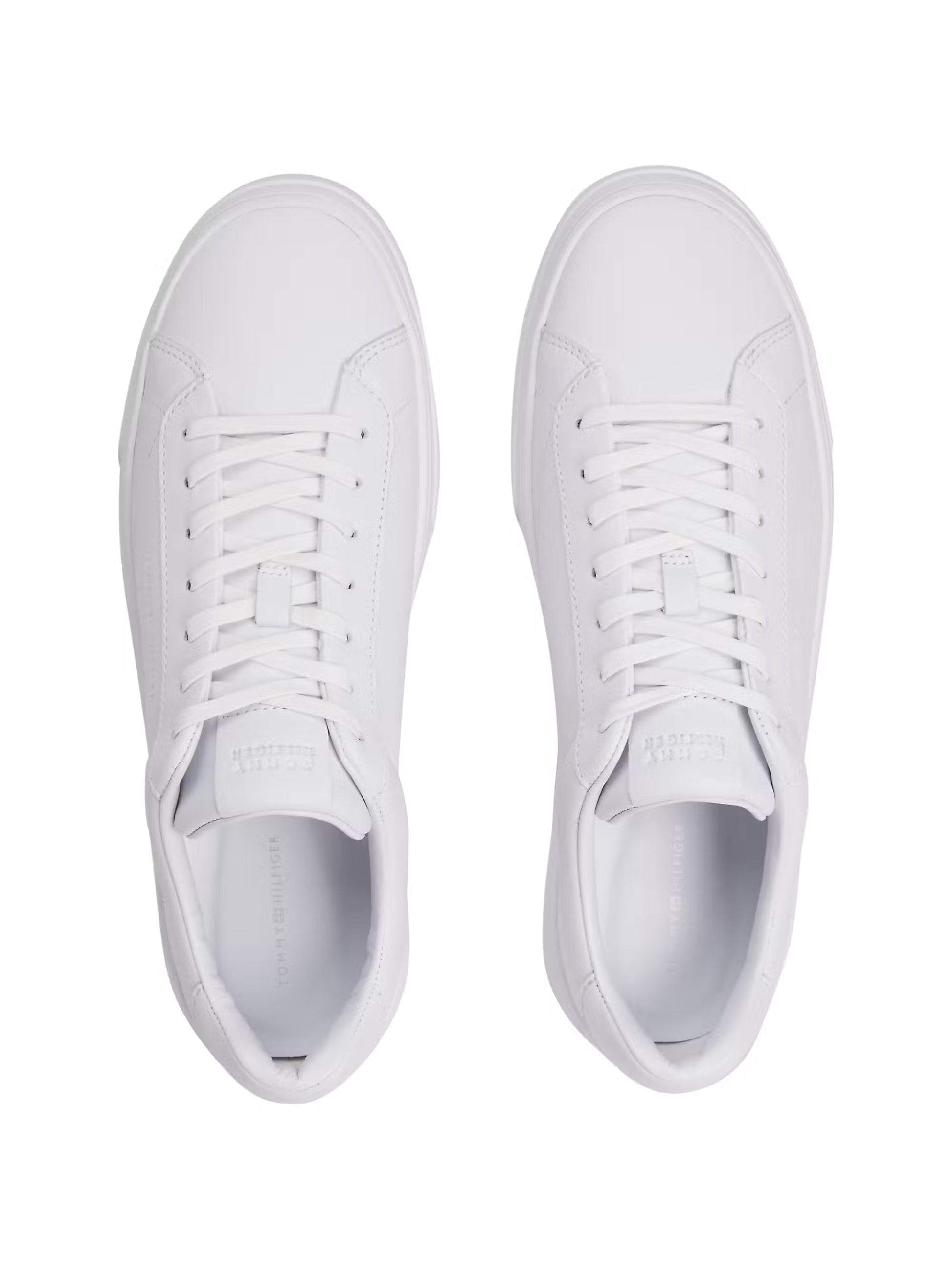 Tommy Hilfiger Premium Dress Cupsole Lth Snaker - White FM0FM05572YBS_D2_C6409