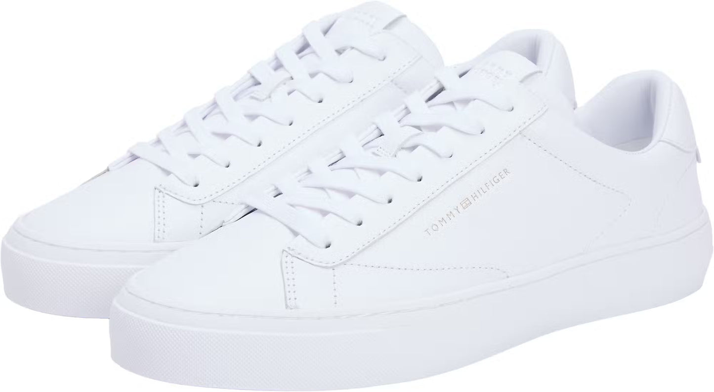 Tommy Hilfiger Premium Dress Cupsole Lth Snaker - White FM0FM05572YBS_D_C6409