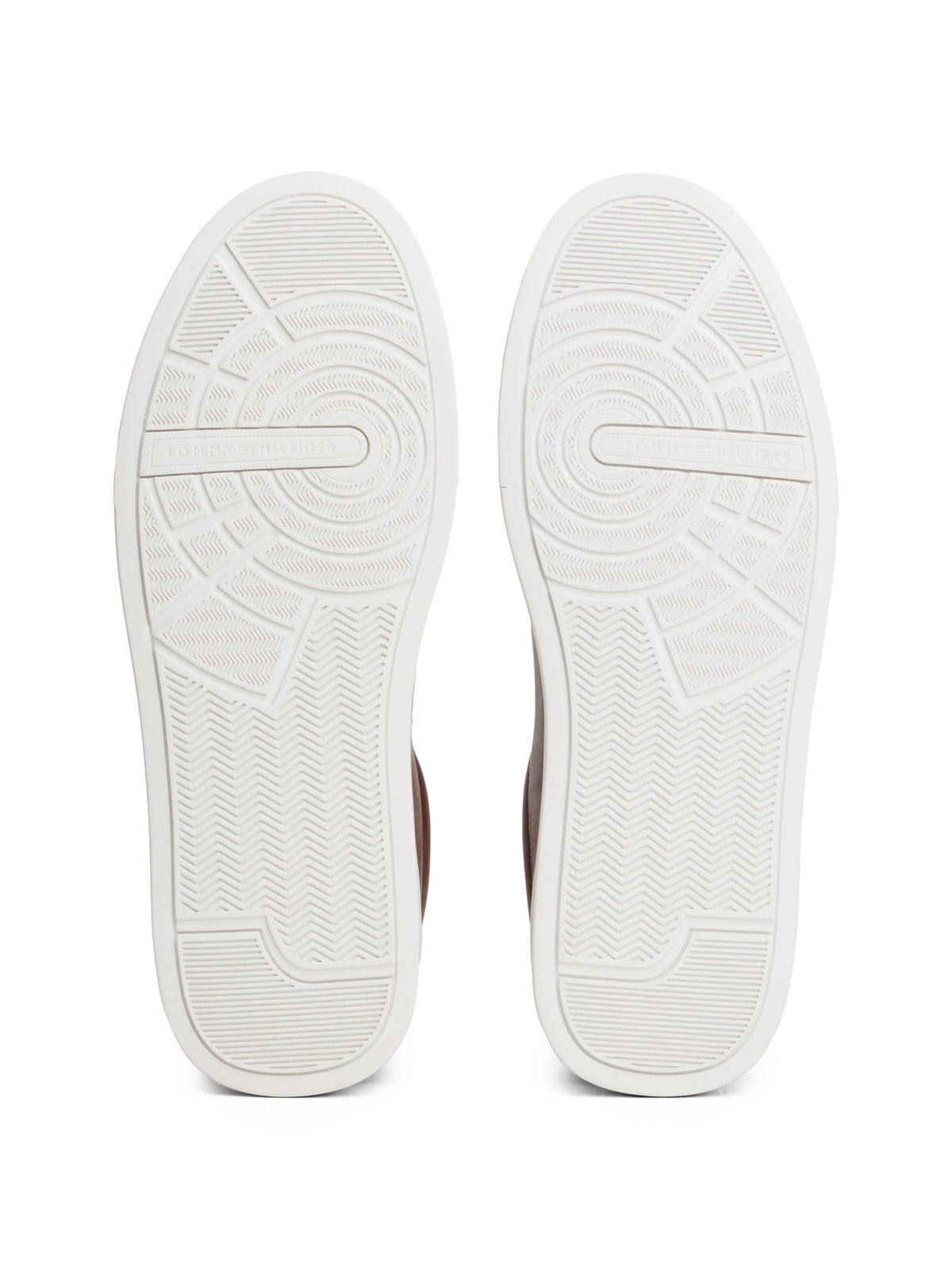 Tommy Hilfiger Leather Debossed Court Trainers - Winter Cognac FM0FM05729_GVI_alternate4_ay