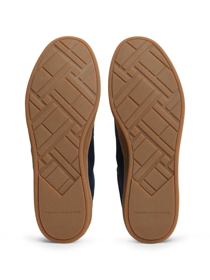 Tommy Hilfiger New York Label Luxe Suede Trainers - Desert Sky FM0FM05997_DW5_alternate4_ay