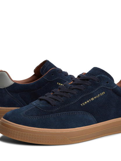 Tommy Hilfiger New York Label Luxe Suede Trainers - Desert Sky FM0FM05997_DW5_alternate5_ay