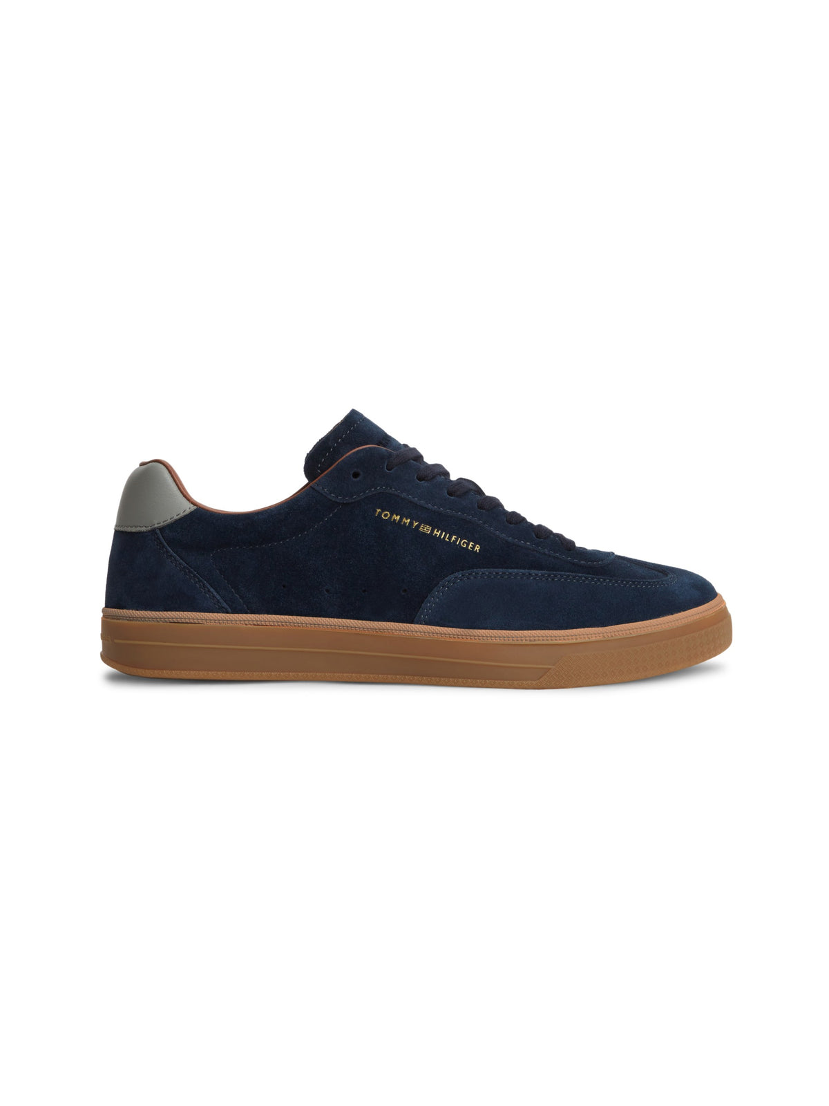 Tommy Hilfiger New York Label Luxe Suede Trainers - Desert Sky FM0FM05997_DW5_alternate6_ay