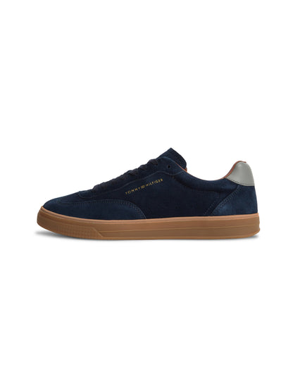 Tommy Hilfiger New York Label Luxe Suede Trainers - Desert Sky FM0FM05997_DW5_main_ay
