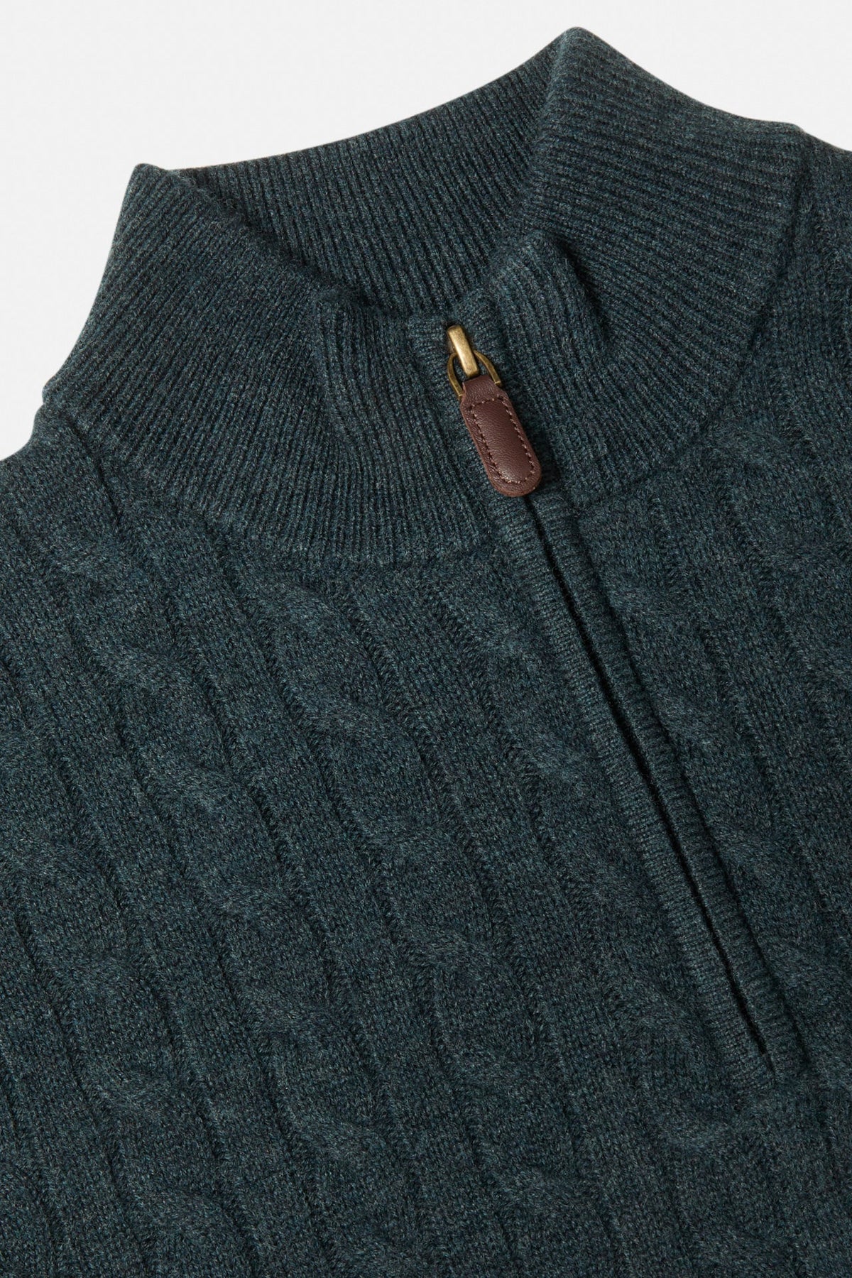 Benetti Grant Cable Knit Quarter-Zip Grant_QZip_Teal_02