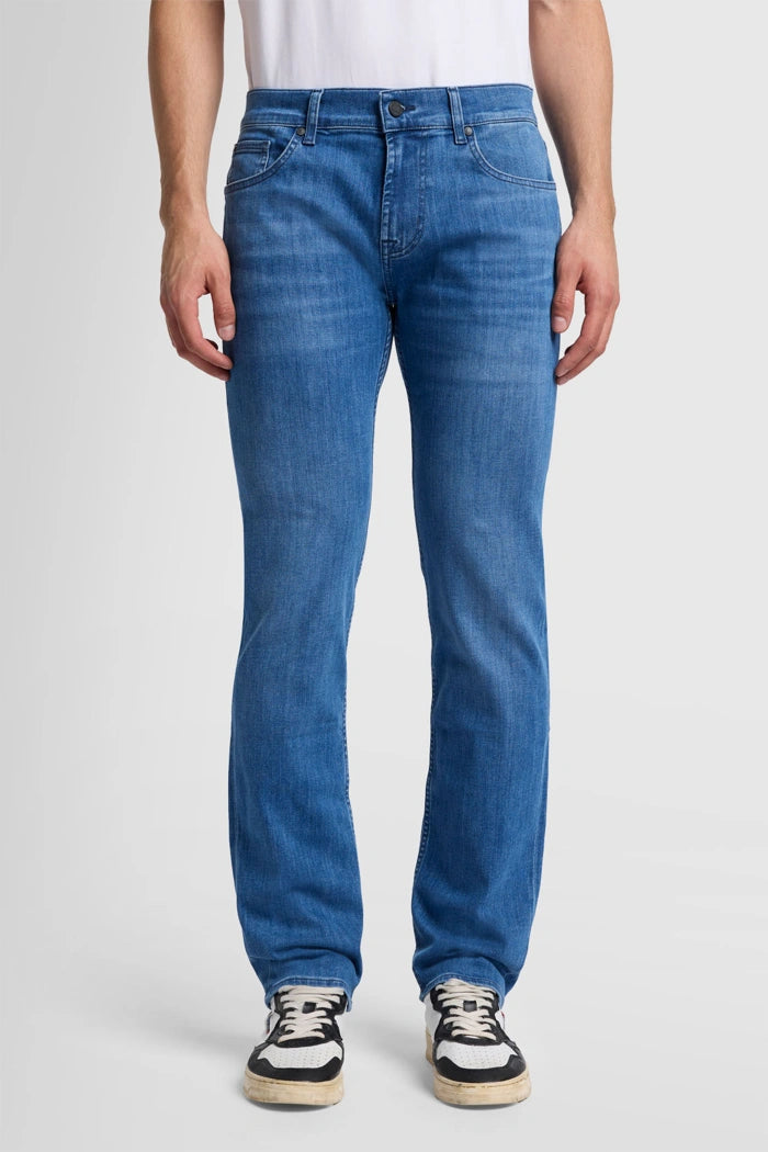7 for All Mankind Standard Luxe Performance - Mid Blue JSMNB800LM_4_3