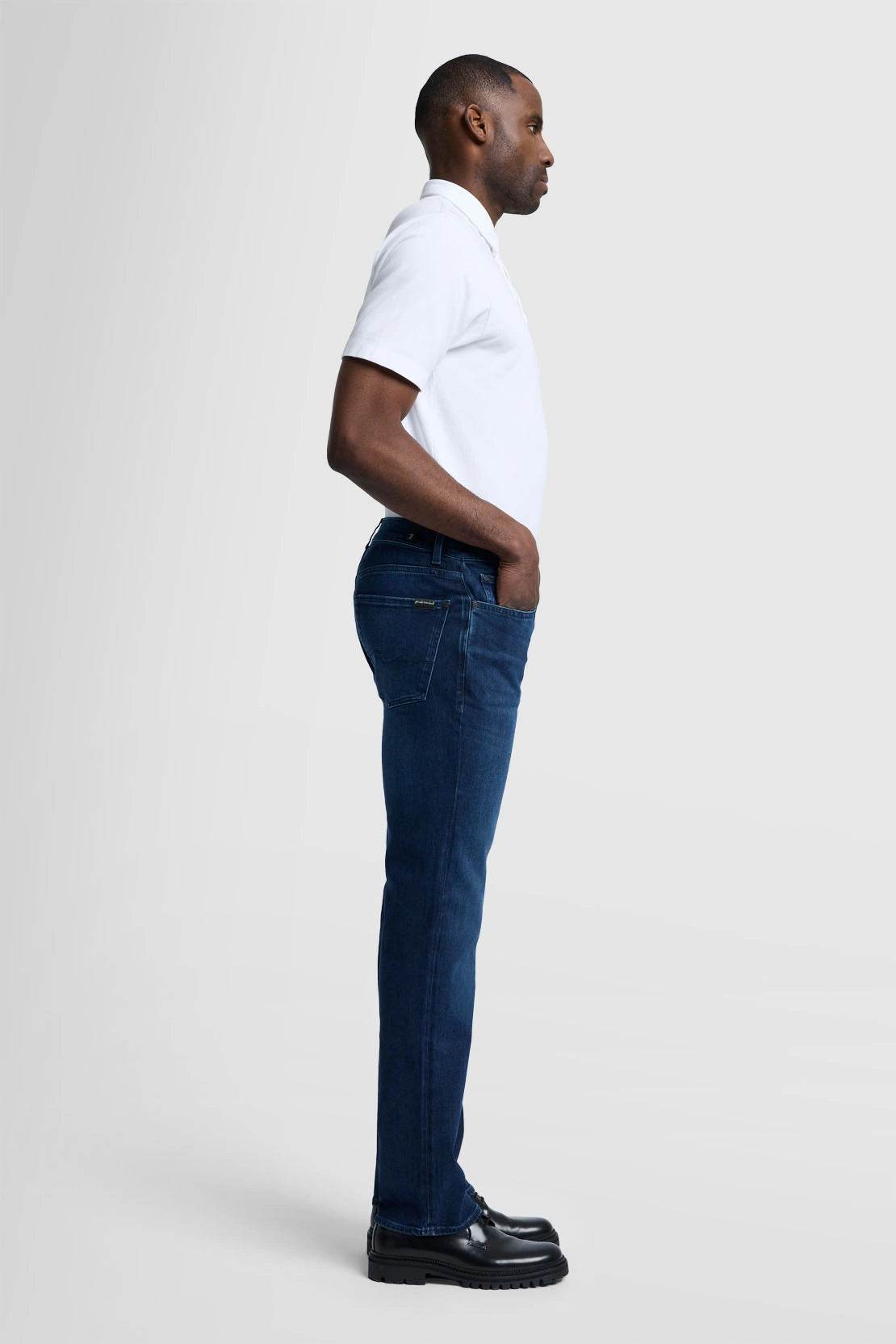 7 for All Mankind Standard Luxe Performance - Dark Blue JSMNR460LL_2_3