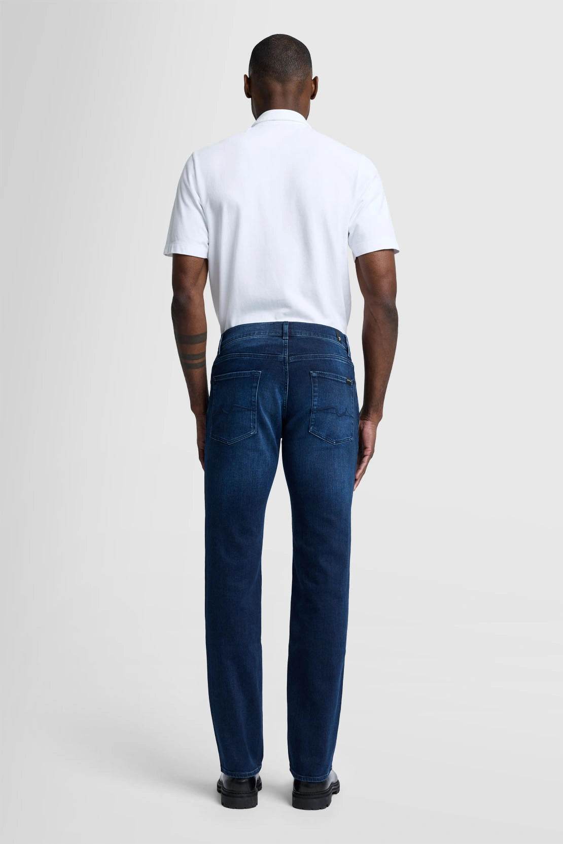 7 for All Mankind Standard Luxe Performance - Dark Blue JSMNR460LL_3_3