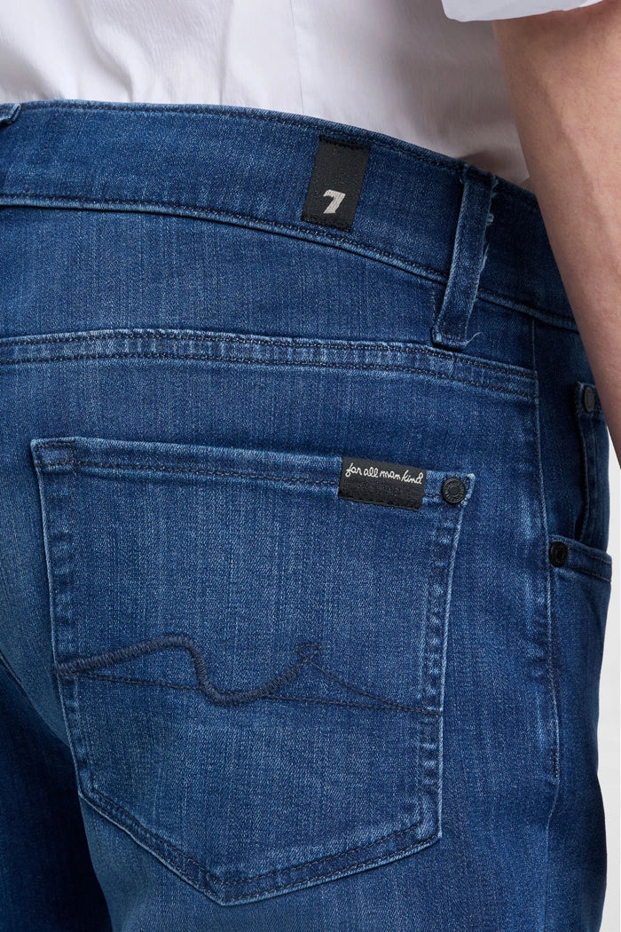 7 for All Mankind Slimmy Tapered Luxe Performance Plus - Mid Blue JSMXA230BD_5_3