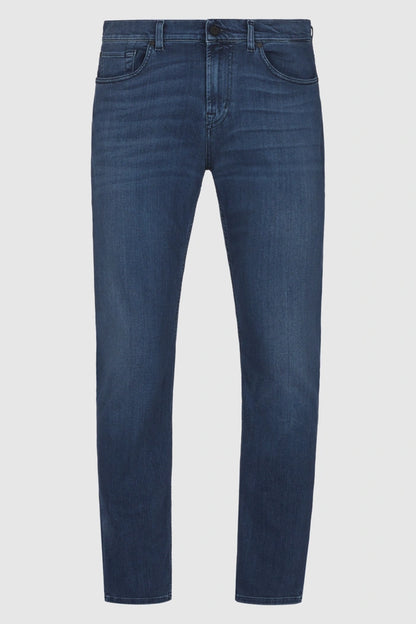 7 for All Mankind Slimmy Tapered Luxe Performance Plus - Mid Blue JSMXA230BD_6_3