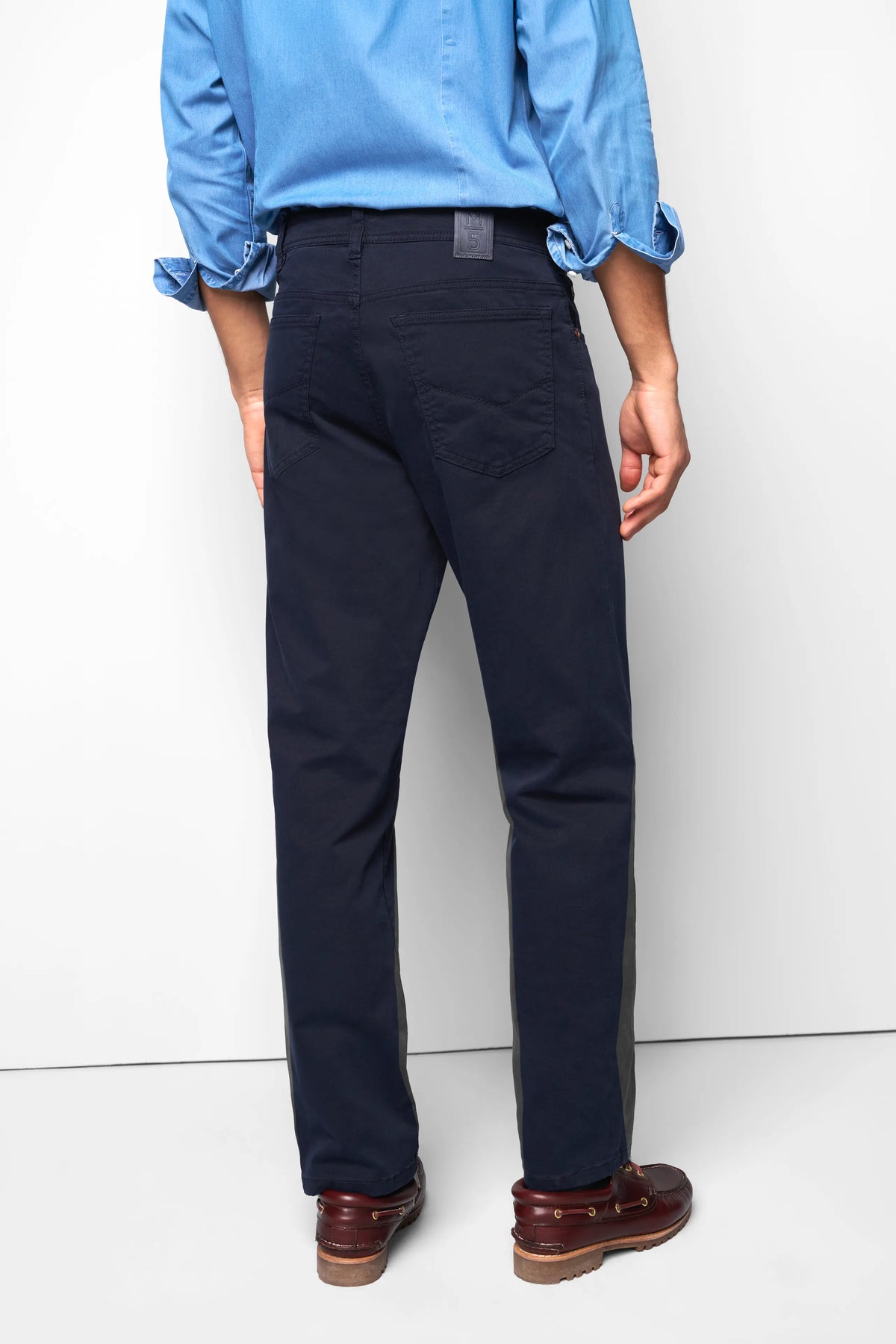 Meyer M5 Six Organic Cotton Chino - Navy M5_AW26_Six_6001_19_back_101_070426