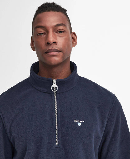 Barbour Essentials Half-Zip Fleece -Classic Navy MFL0185NY91_05detaila