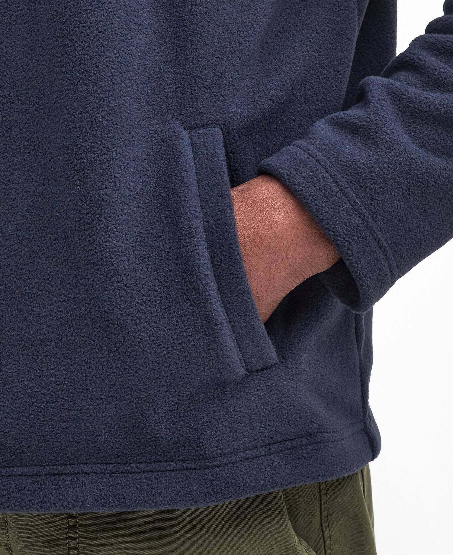 Barbour Essentials Half-Zip Fleece -Classic Navy MFL0185NY91_05detailb