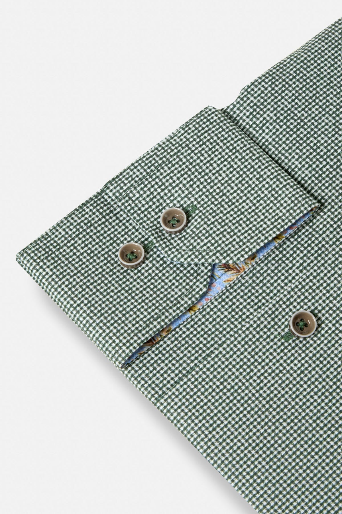 Benetti Rega Micro-Check Shirt MF_Rega_Forest_02