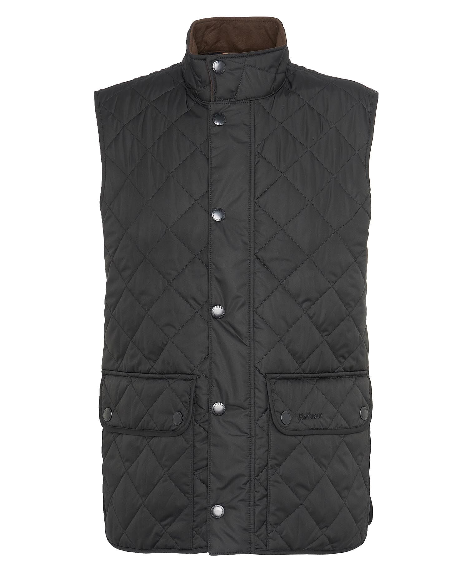 Barbour Lowerdale Gilet in Black - product flat lay