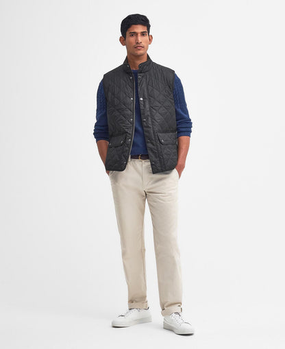 Barbour Lowerdale Gilet in Black - styled outfit