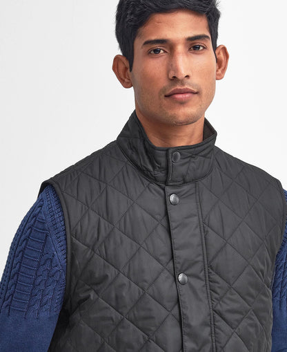 Barbour Lowerdale Gilet in Black - detail