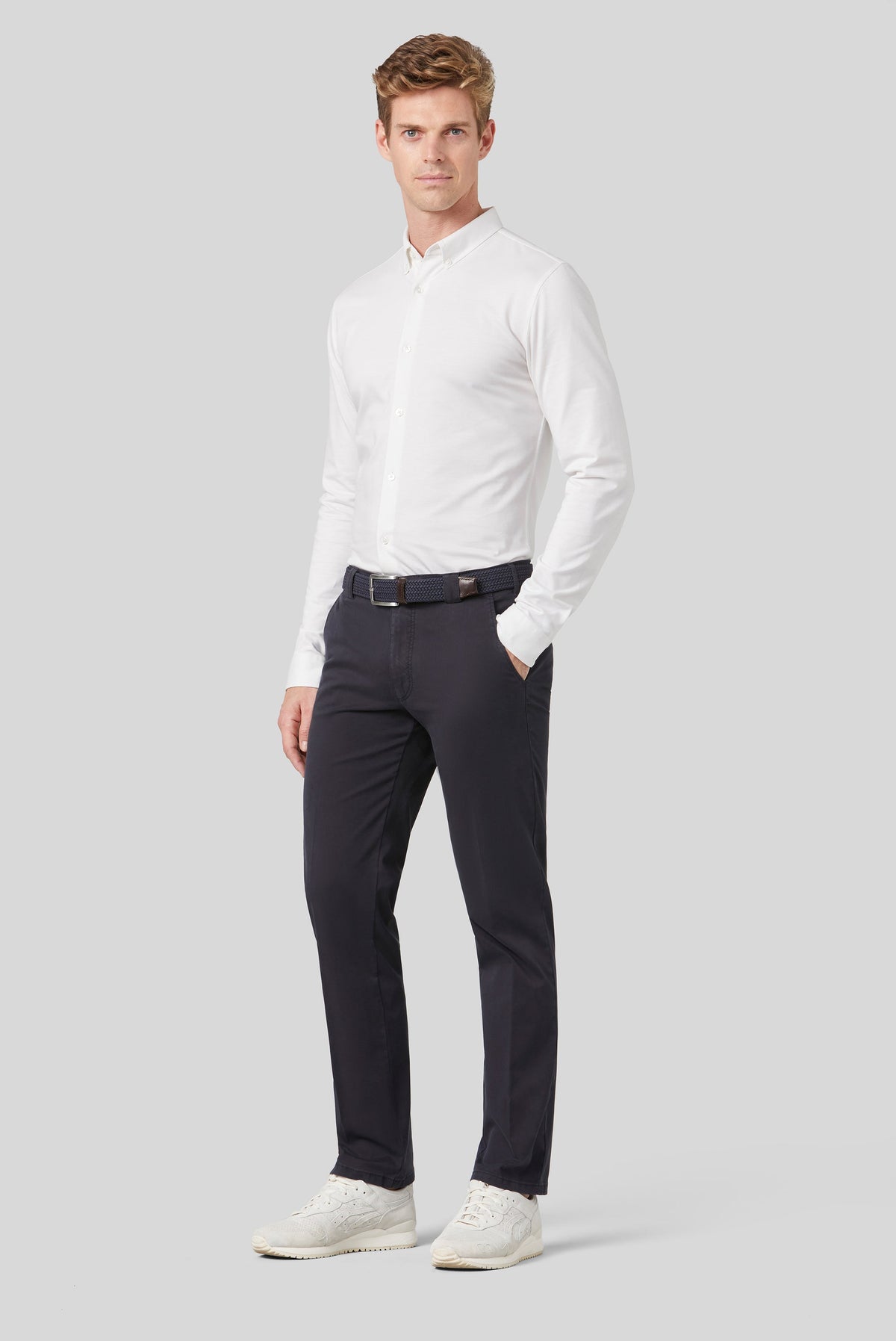 Meyer Roma Fairtrade Cotton Chino - Navy MH_SS22_Roma_3001_20_total