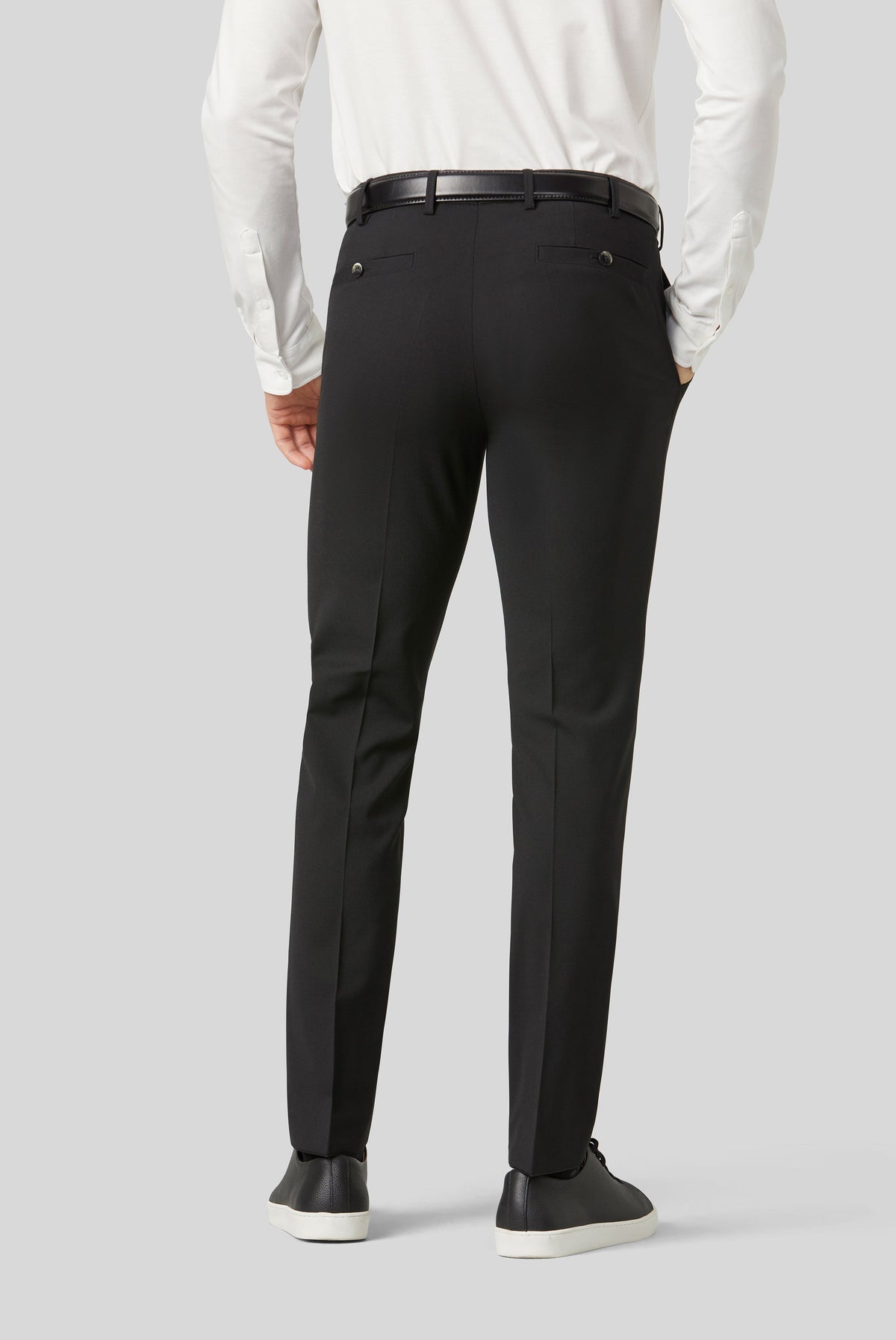 Meyer Roma Wool-Blend Trousers - Black MH_SS22_Roma_344_09_hinten