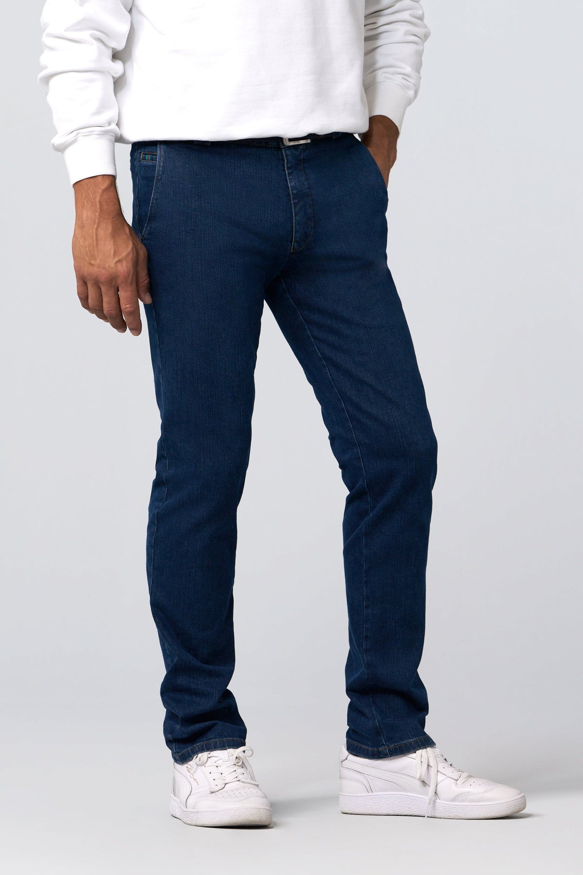Meyer Roma Denim Chino - Blue Stone MH_SS24_roma_629_20_front_075