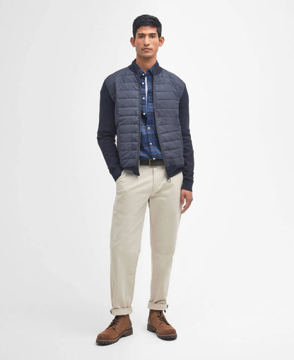 BArbour Essential Carn Quilted Jumper - Classic Navy MKN1104NY91_03getthelook