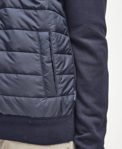 BArbour Essential Carn Quilted Jumper - Classic Navy MKN1104NY91_05detailc