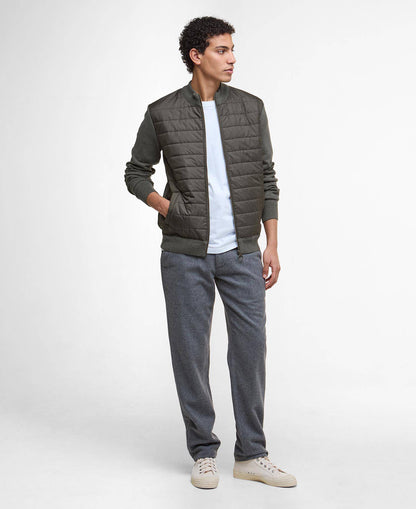 Barbour Essential Carn Quilted Jumper - Olive MKN1104OL51_03getthelook
