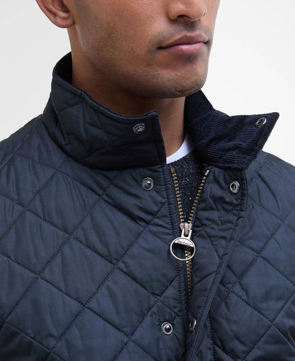 Barbour Chelsea Sportsquilt Jacket - Classic Navy MQU0006NY51_05detailc