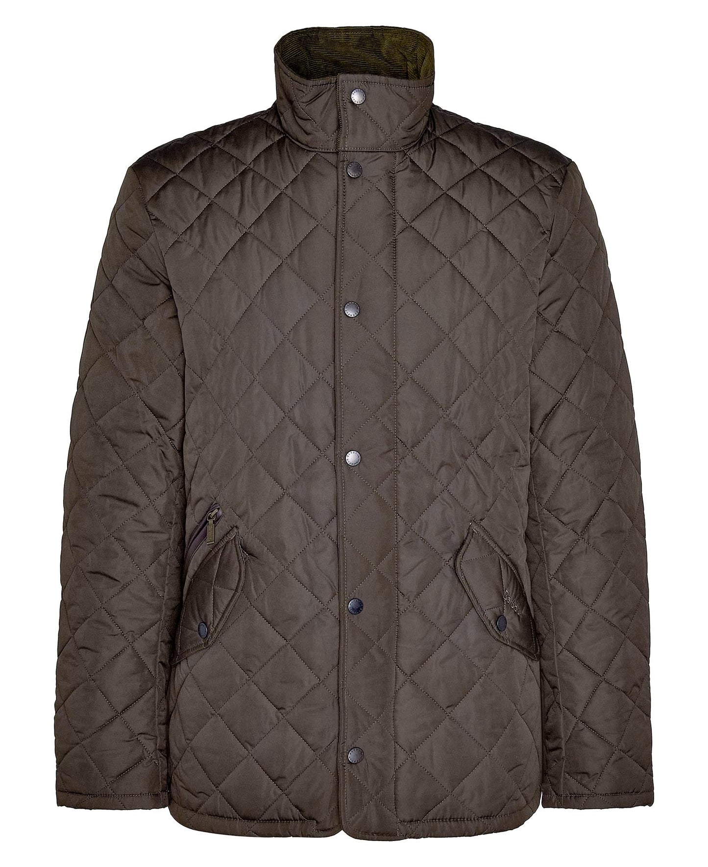 Barbour Chelsea Sportsquilt Jacket - Olive MQU0006OL51_02flat