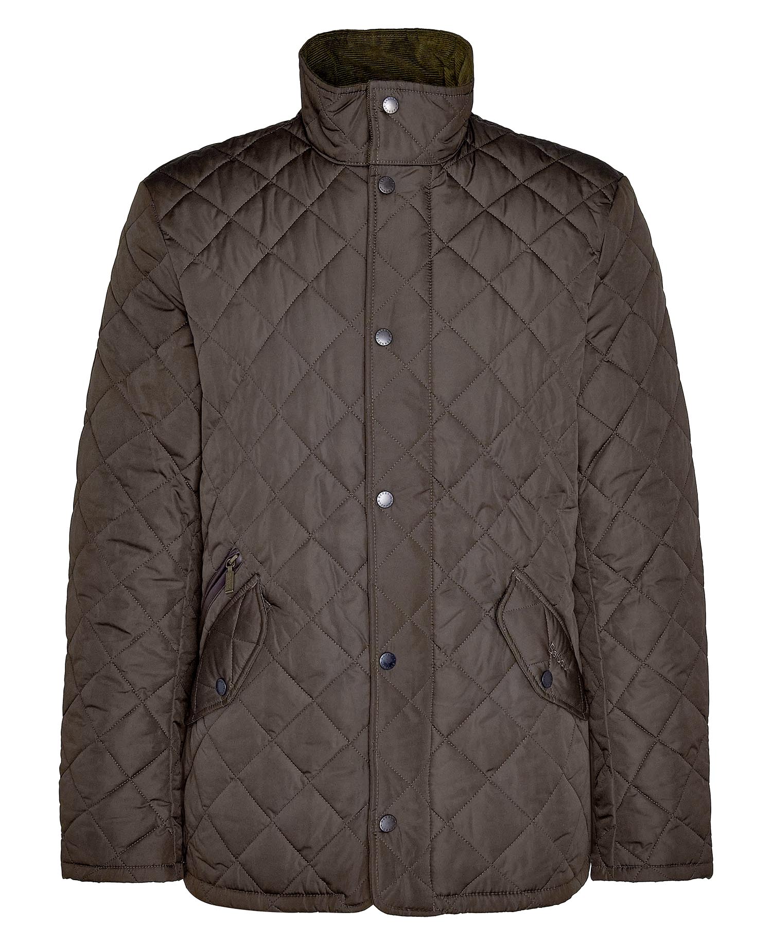 Barbour Chelsea Sportsquilt Jacket - Olive MQU0006OL51_02flat
