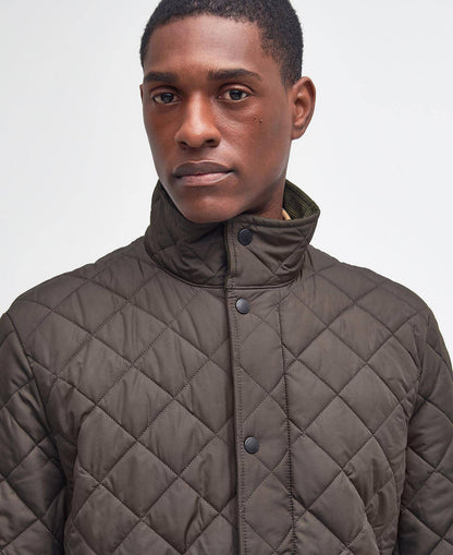 Barbour Chelsea Sportsquilt Jacket - Olive MQU0006OL51_05detaila