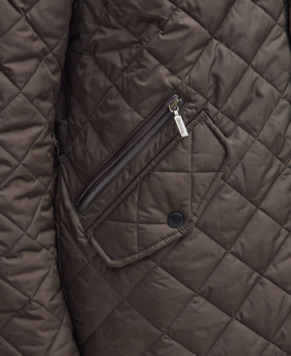 Barbour Chelsea Sportsquilt Jacket - Olive MQU0006OL51_05detailc