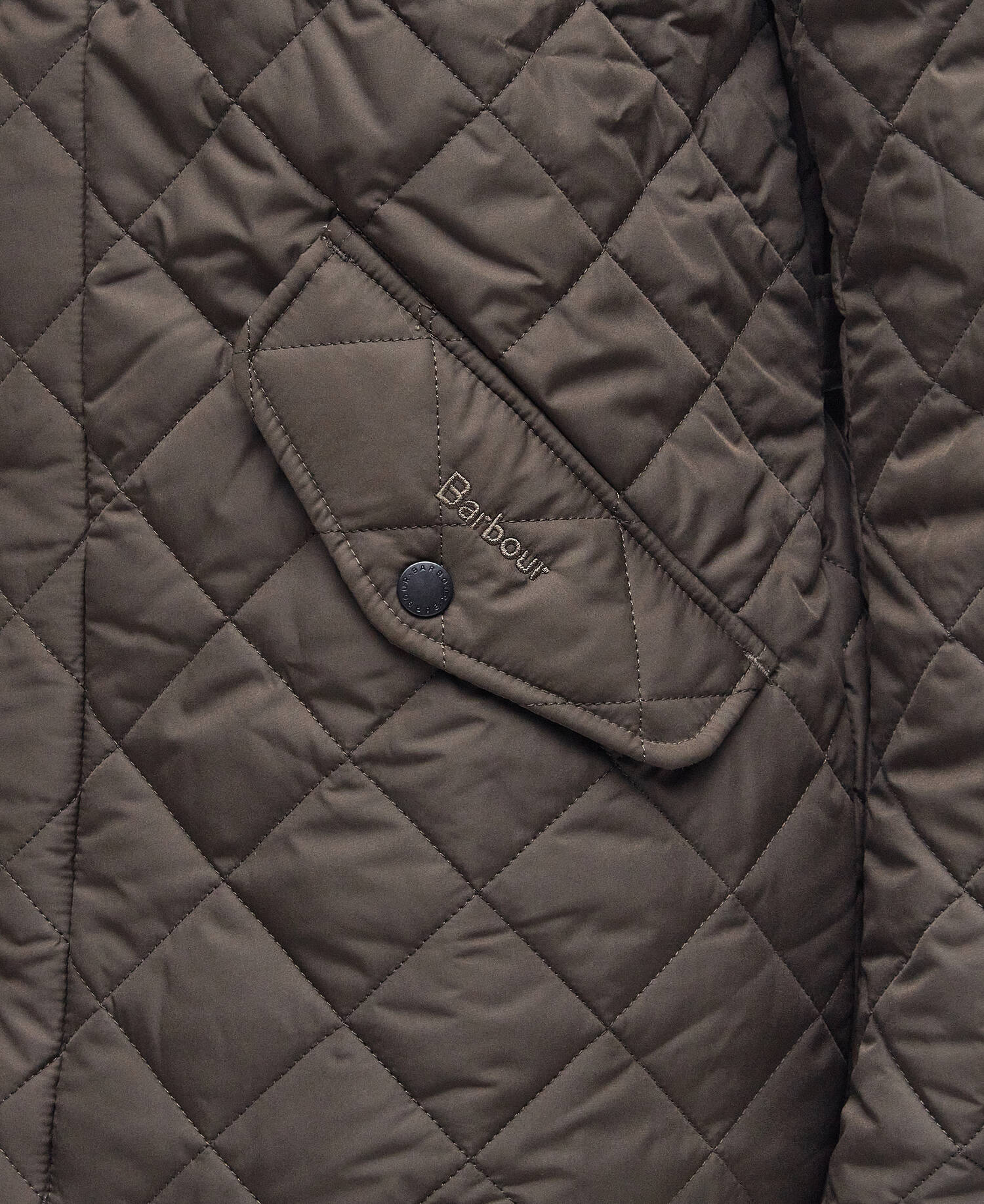 Barbour Chelsea Sportsquilt Jacket - Olive MQU0006OL51_05detaild